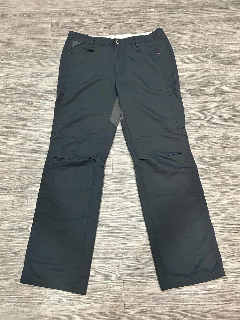 Patagonia Hiking Pants Womens 12 Gray Nylon Inter-Continental Straight Leg Trail